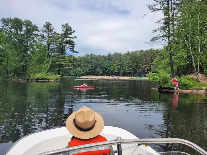 Buffumville Lake — Ranger patrol boat