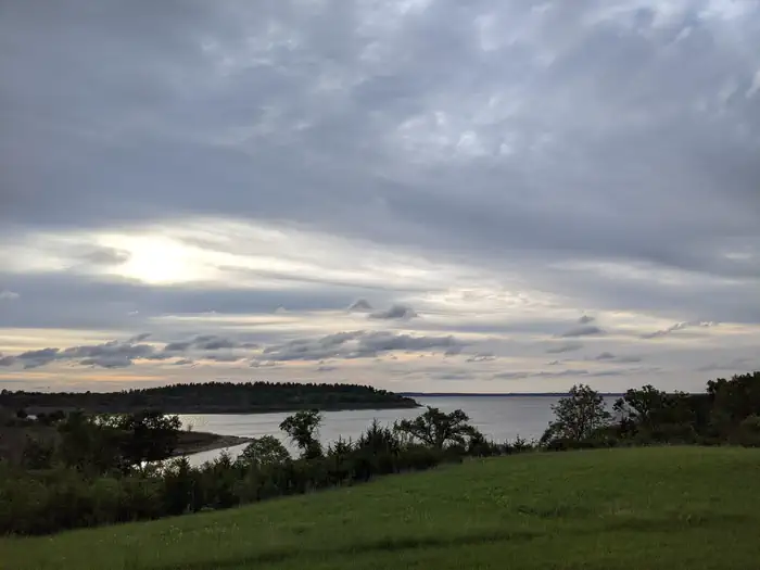 Milford Lake — Looking out to Milford Lake
