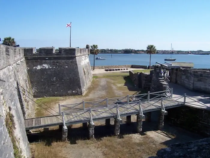 Castillo De San Marcos National Monument — Castillo Drawbridge