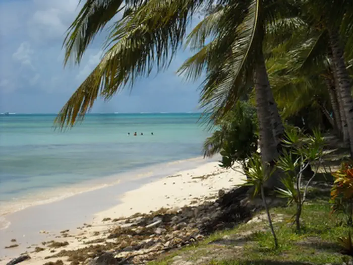 American Memorial Park — The beach at American Memorial Park.