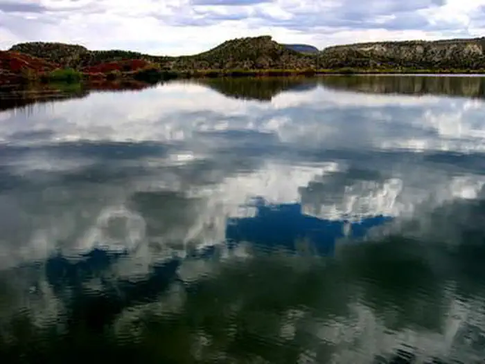 Escalante Petrified Forest State Park — Wide Hollow Reservoir at Escalante Petrified Forest