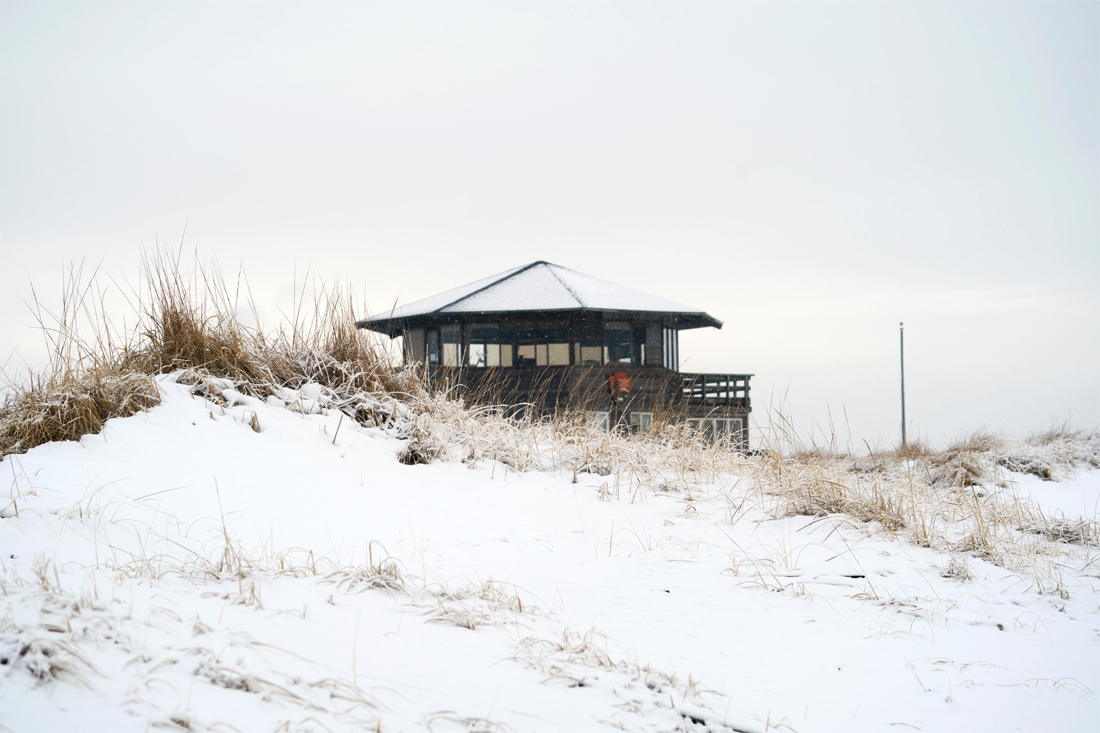 Fire Island National Seashore — The Wilderness Visitor Center in winter