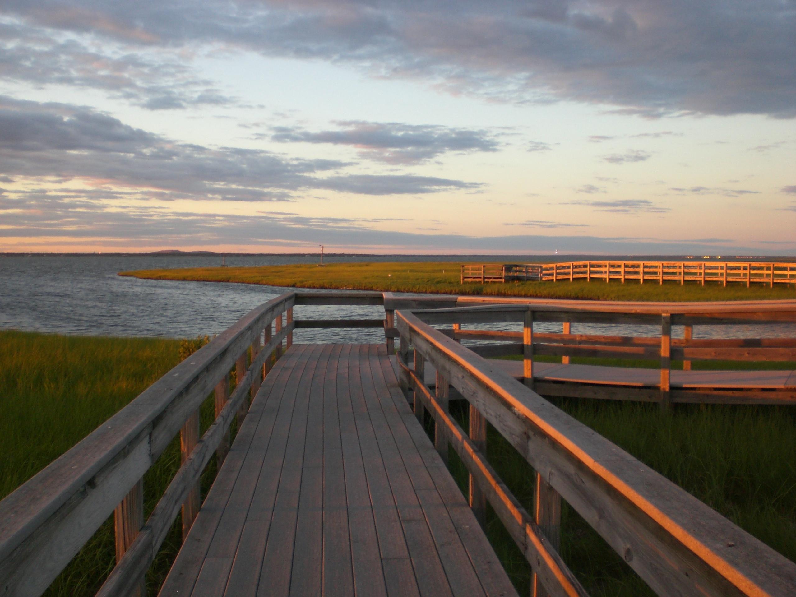 Fire Island National Seashore — Salt marsh trail at Watch Hill