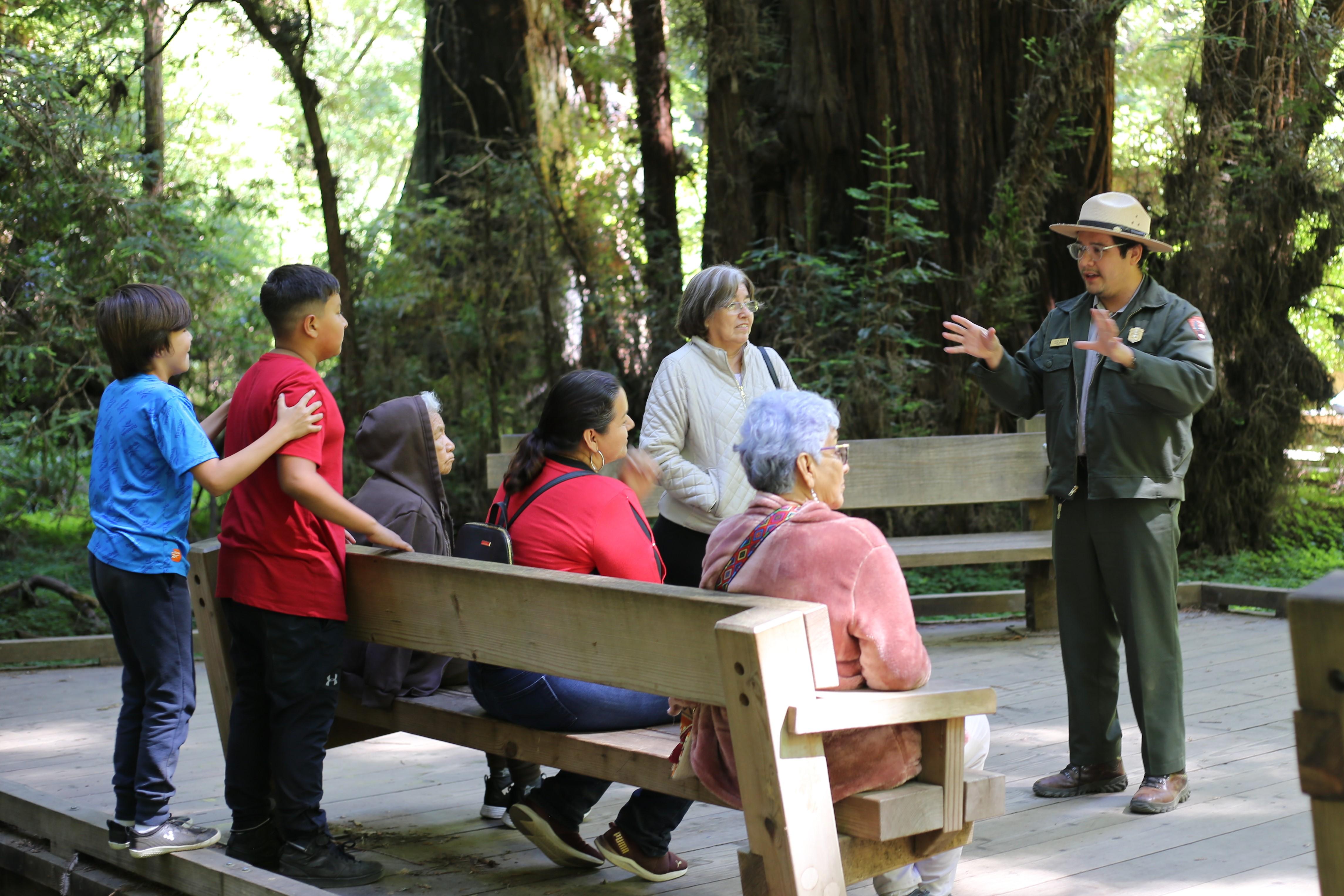 Muir Woods National Monument — Informal interpretation at Muir Woods