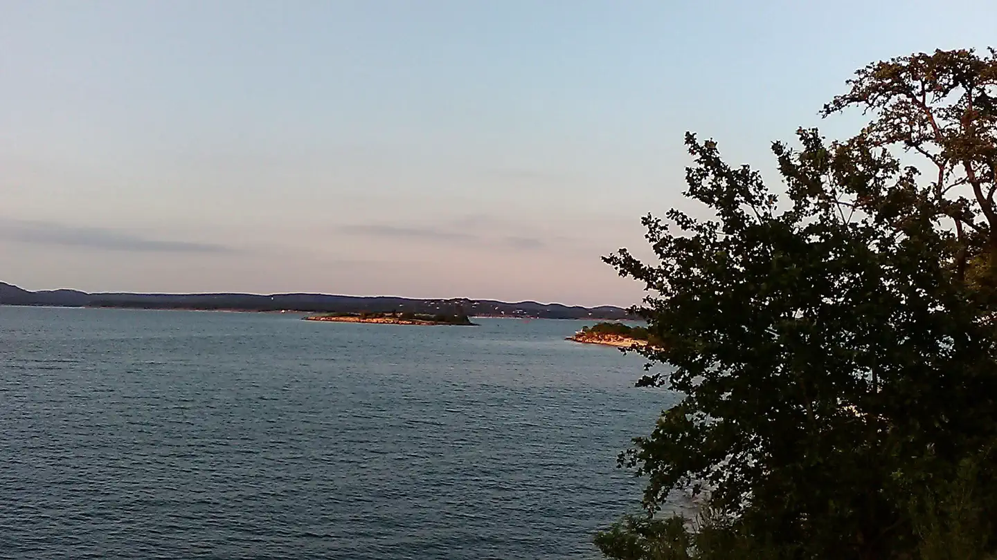 Canyon Lake — Comal Park Island from Shore