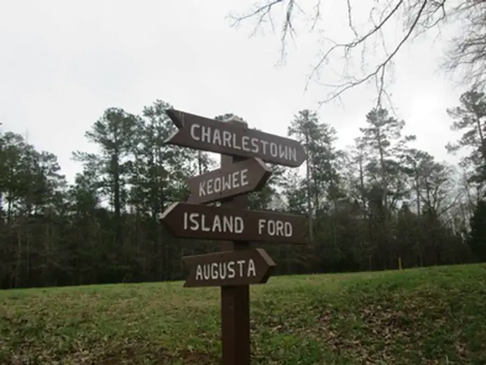 Ninety Six National Historic Site — Road Signs