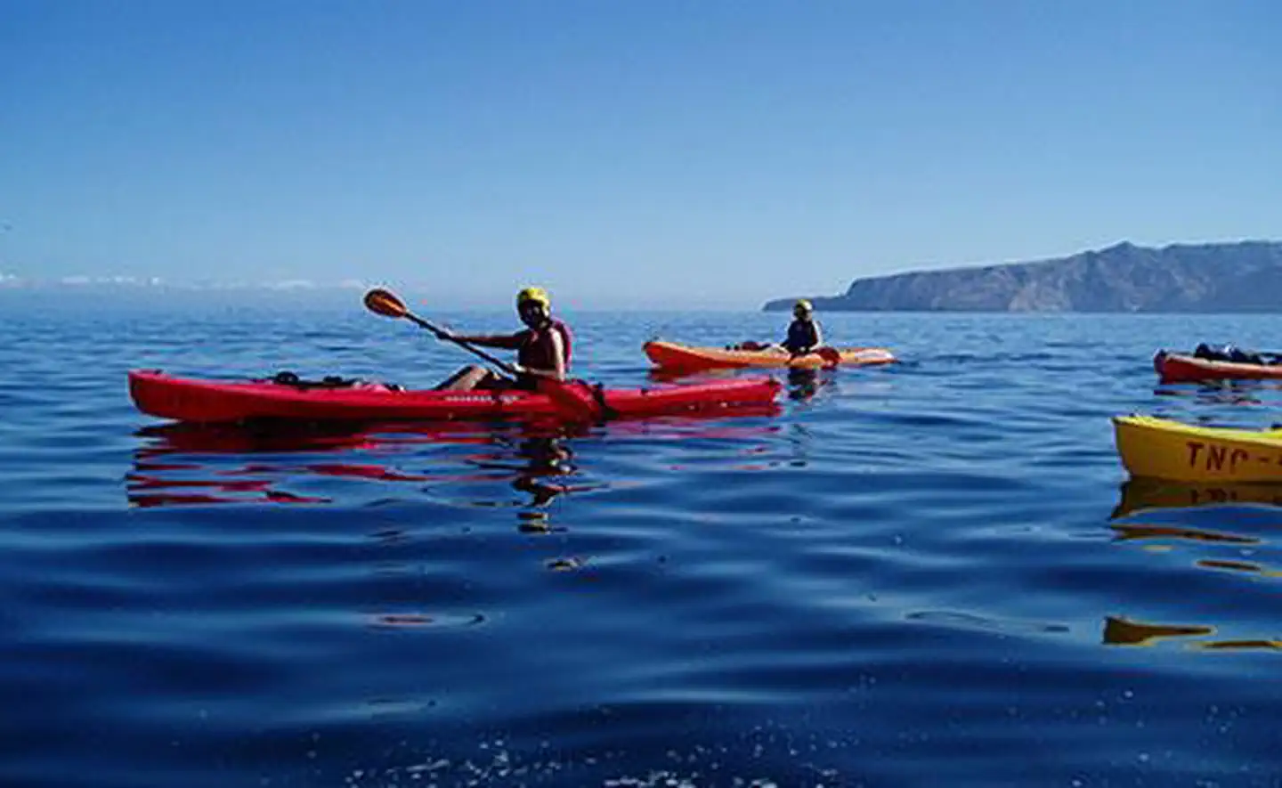 Channel Islands National Marine Sanctuary — Kayaking at the Channel Islands.