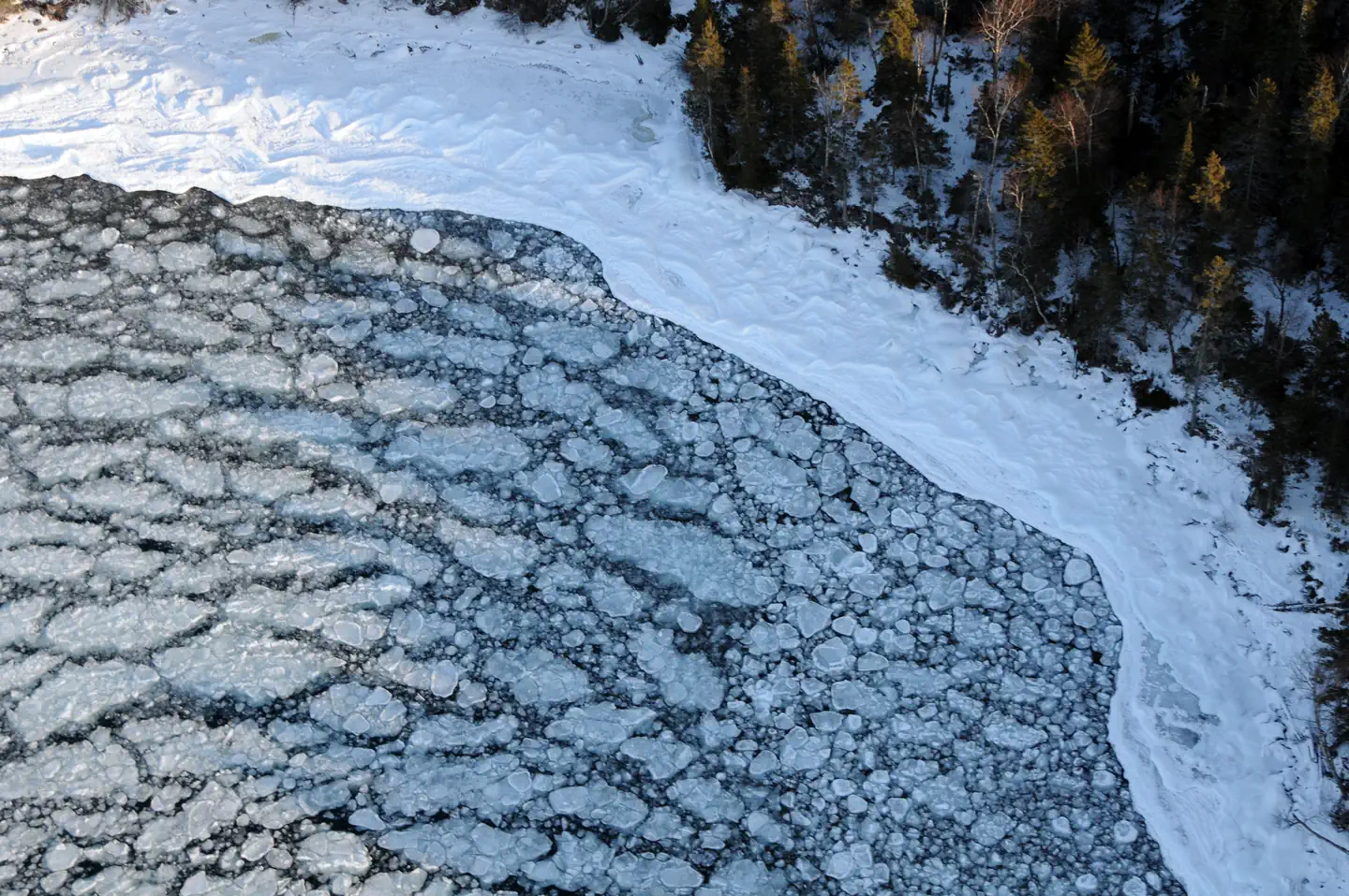 Isle Royale National Park — Winter Ice Floes