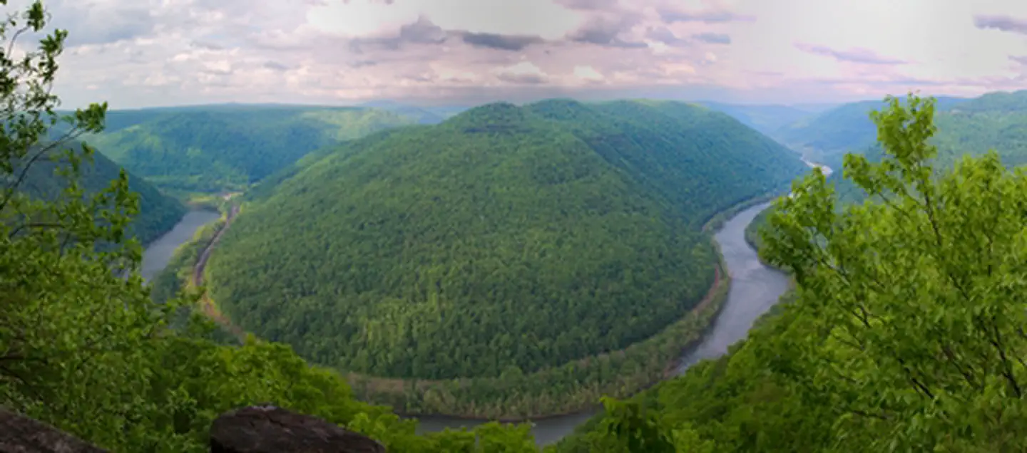 New River Gorge National Park & Preserve — Horseshoe Bend from Grandview