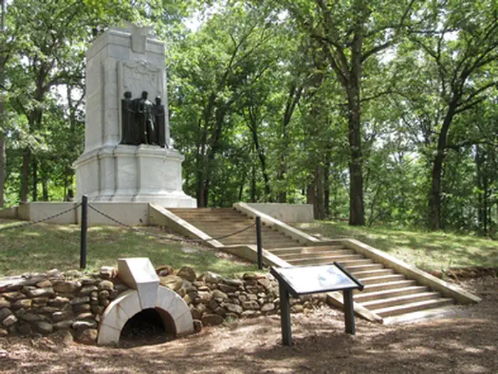 Kennesaw Mountain National Battlefield Park — Illinois Monument at Kennesaw Mountain