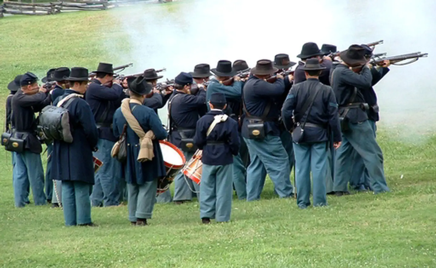 Kennesaw Mountain National Battlefield Park — Infantry Demonstration at Kennesaw Mountain