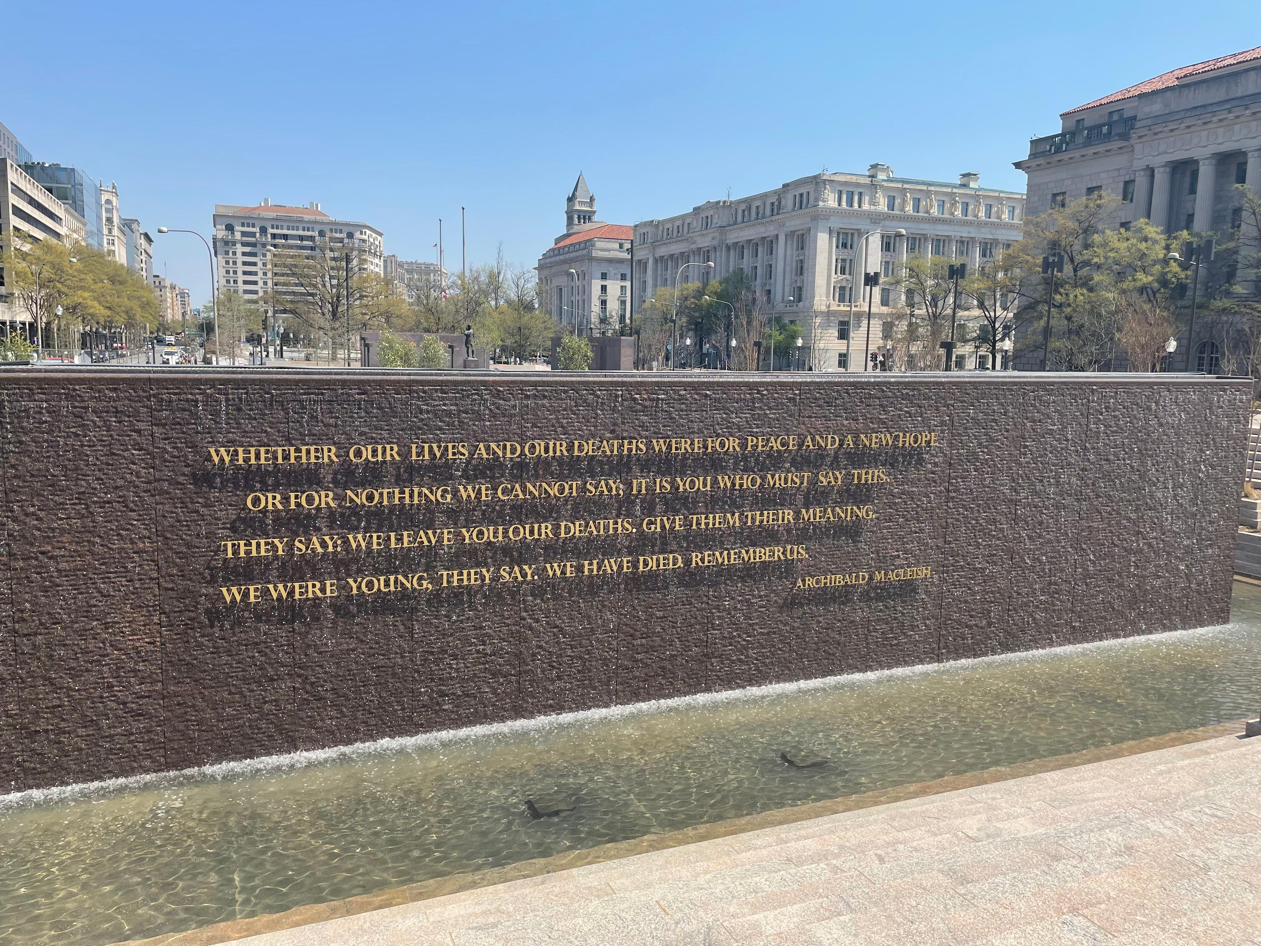 World War I Memorial — Peace Fountain