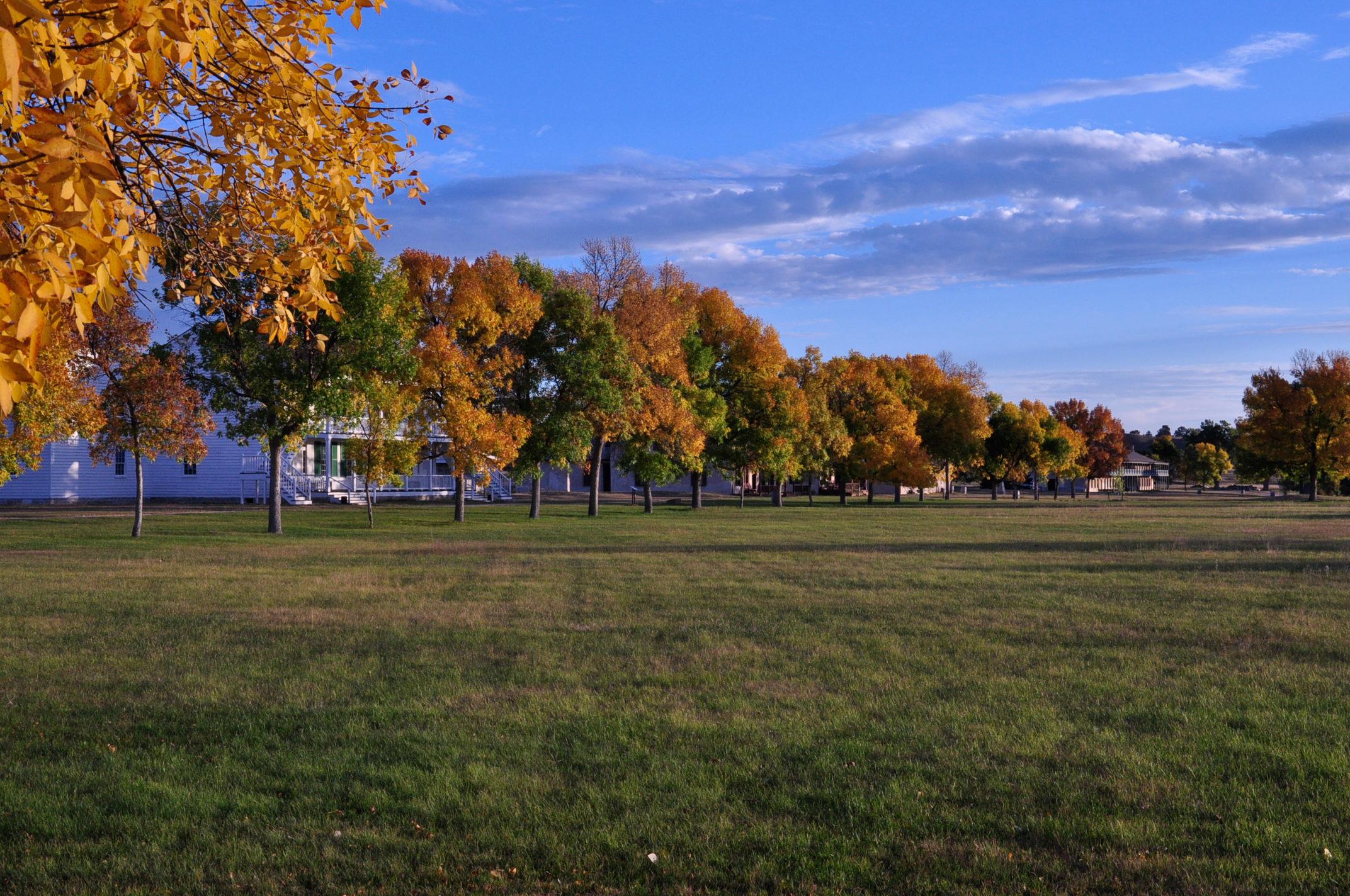 Fort Laramie National Historic Site — Fall colors on the Parade Ground