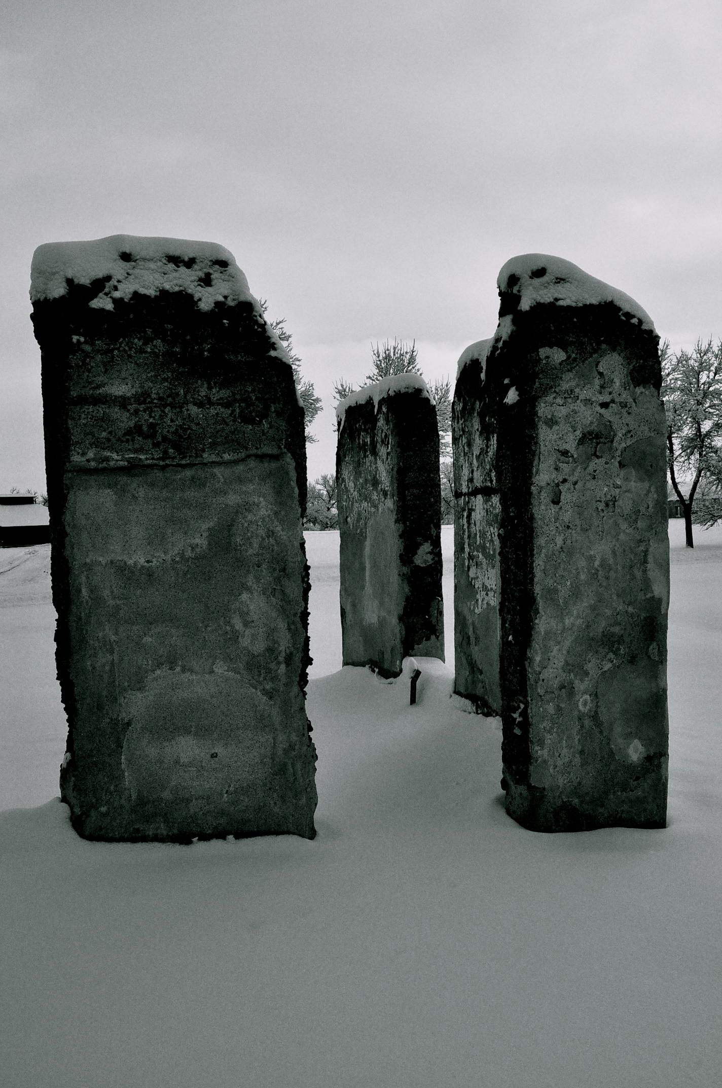 Fort Laramie National Historic Site — Powder Magazine in Winter