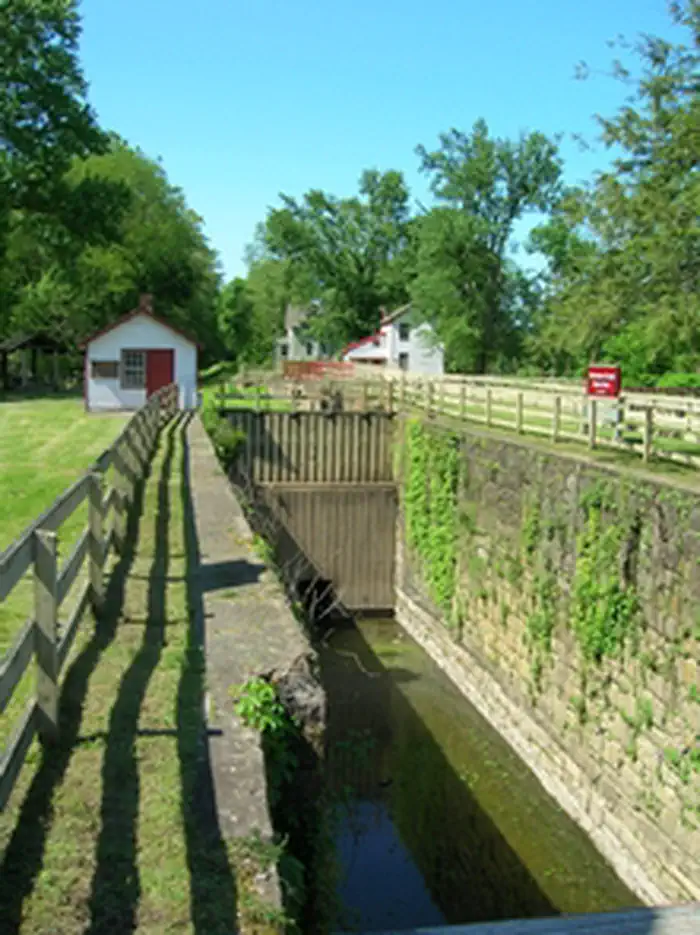 Lower Delaware National Wild and Scenic River — Delaware Canal at Raubsville, Locks 22 & 23
