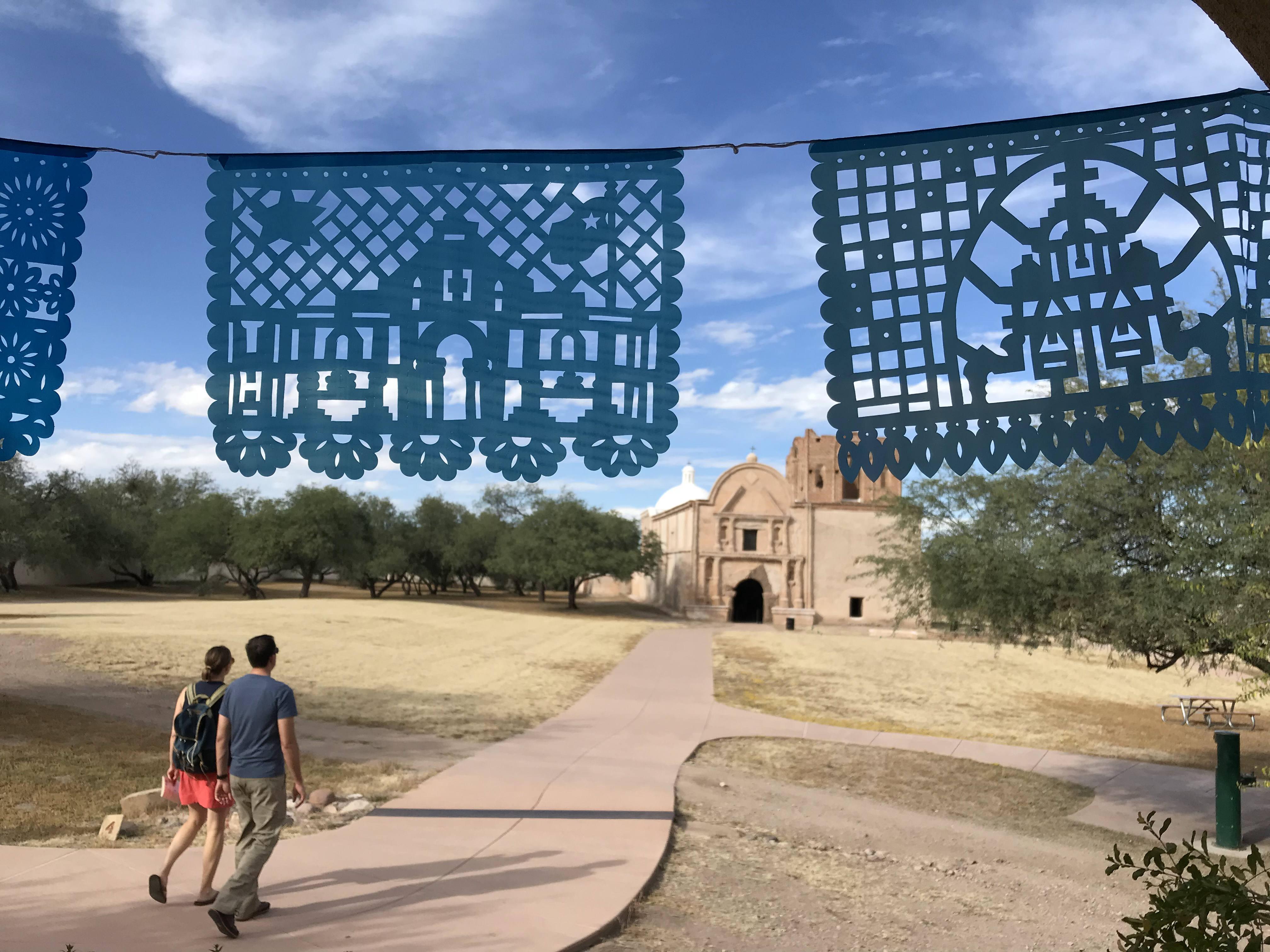 Tumacácori National Historical Park — Visitors Exploring the Mission Grounds