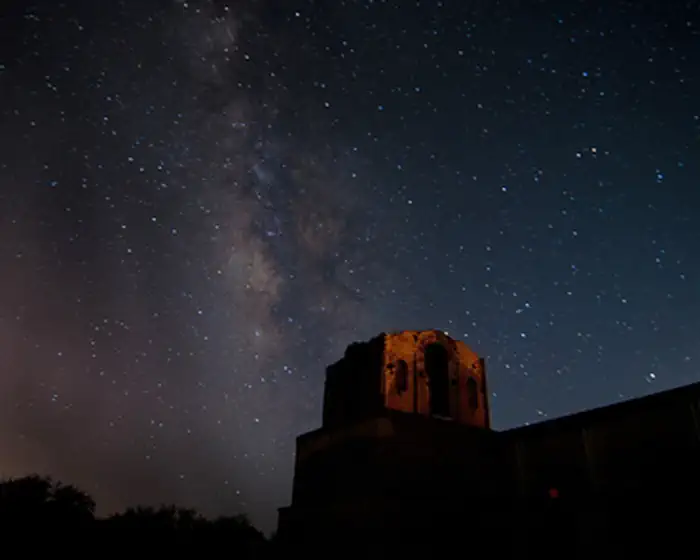 Tumacácori National Historical Park — Milky Way over the Bell Tower