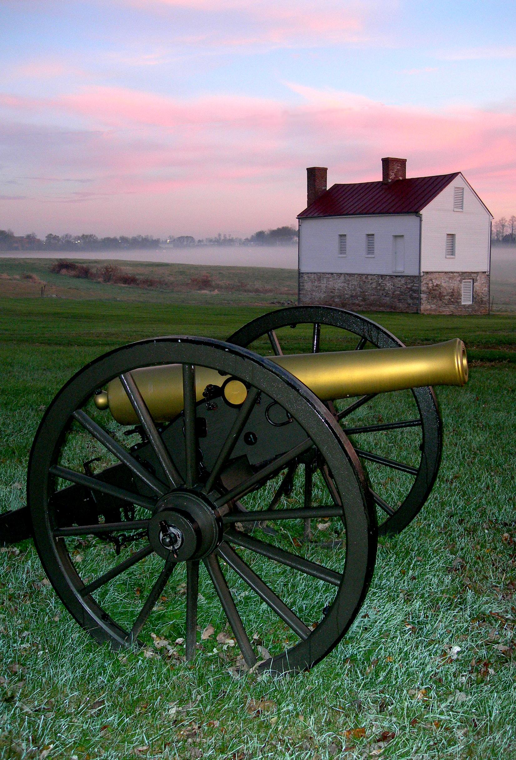 Monocacy National Battlefield — Cannon at the Best Farm