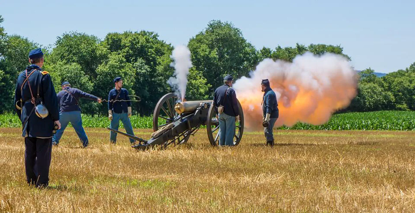 Monocacy National Battlefield — Artillery Firing