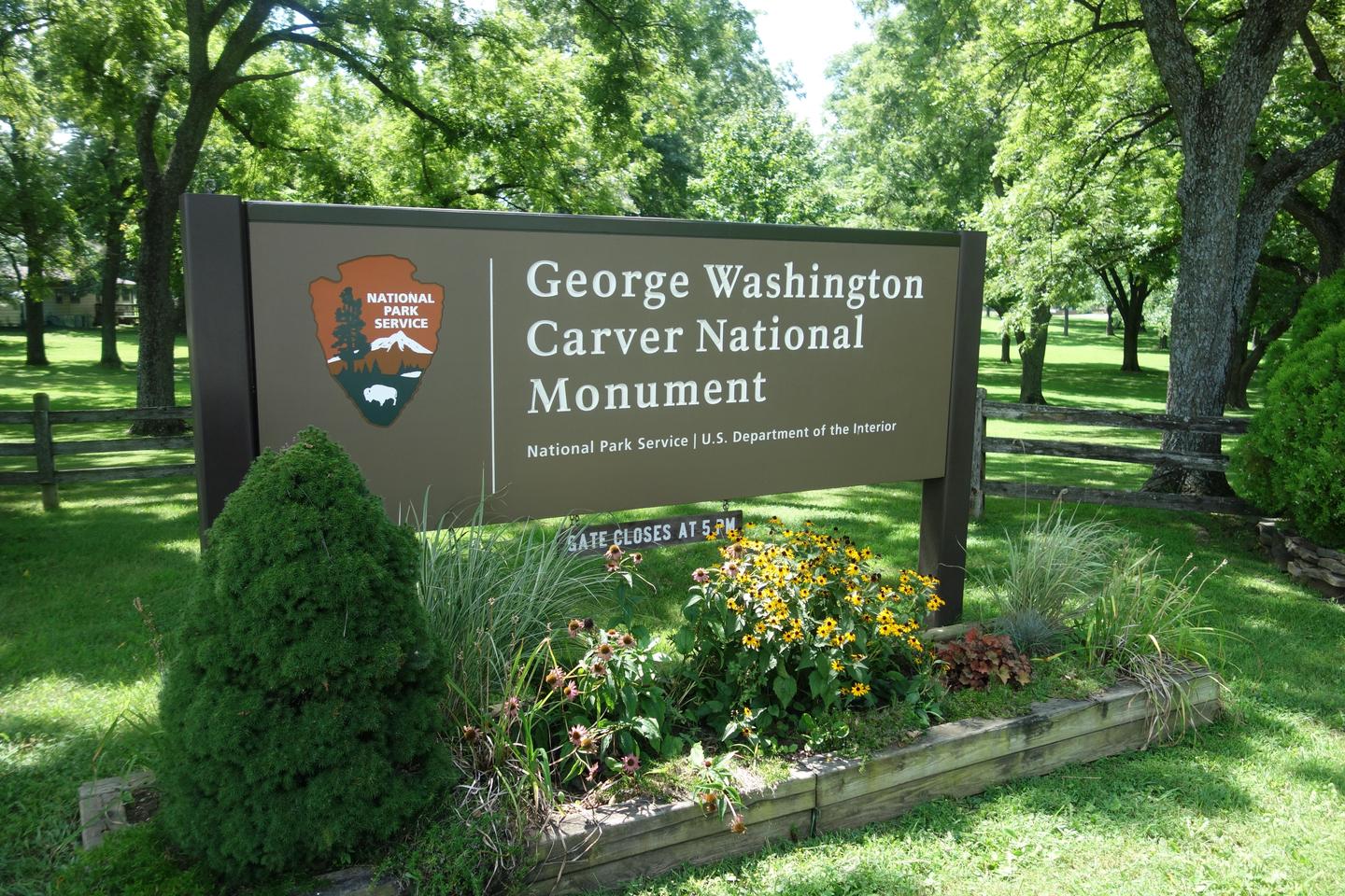 George Washington Carver National Monument — George Washington Carver NM Entrance