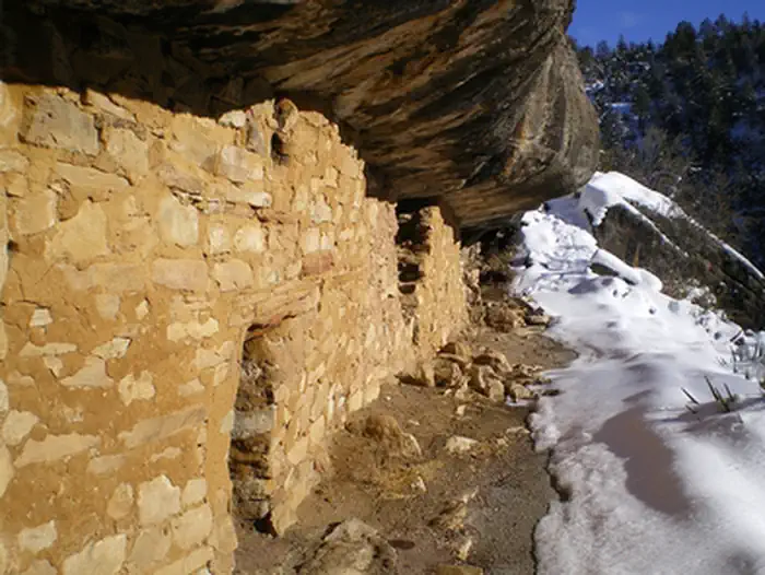 Walnut Canyon National Monument — Walnut Canyon Snow