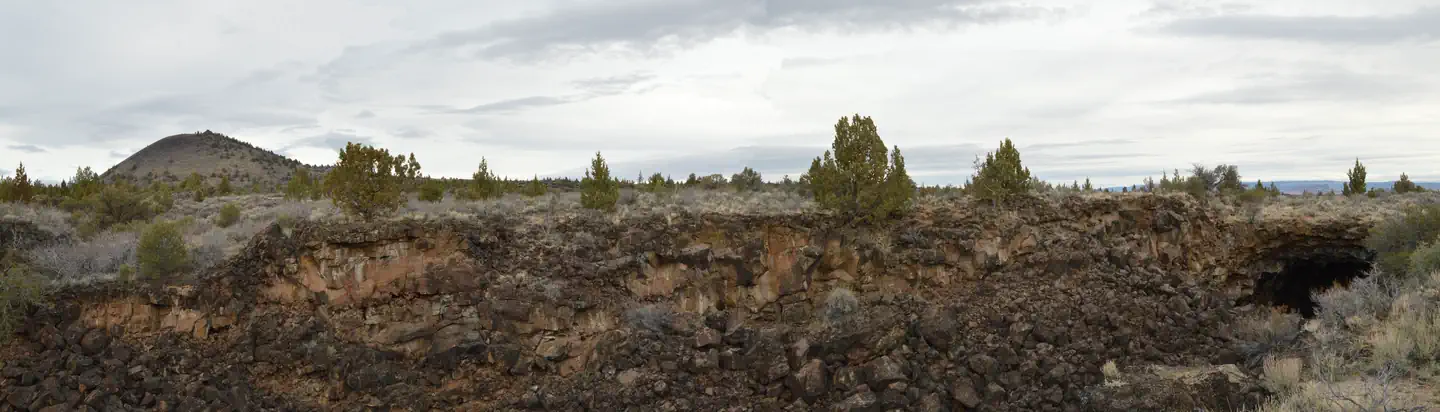 Lava Beds National Monument — Schonchin Butte & Skull Cave