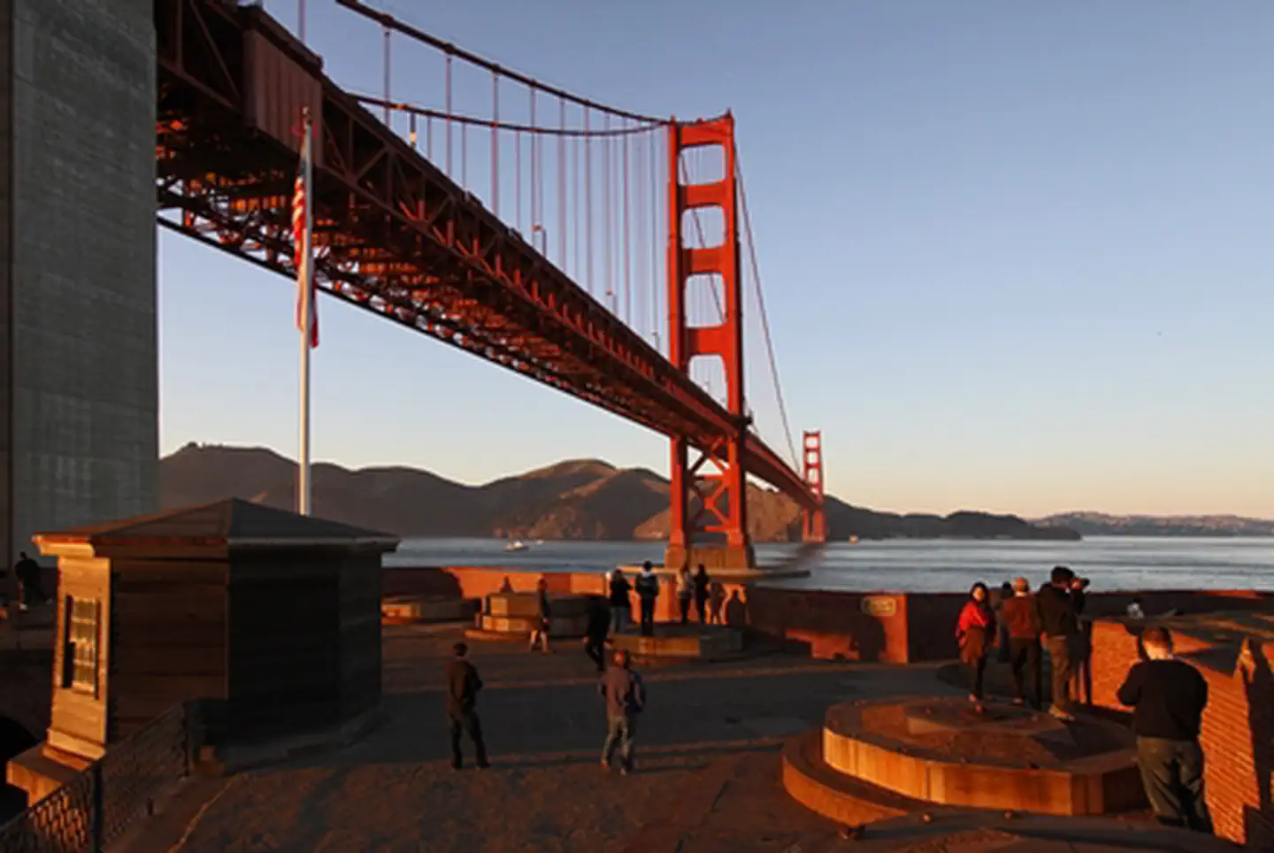 Fort Point National Historic Site — Fort Point Sunset View
