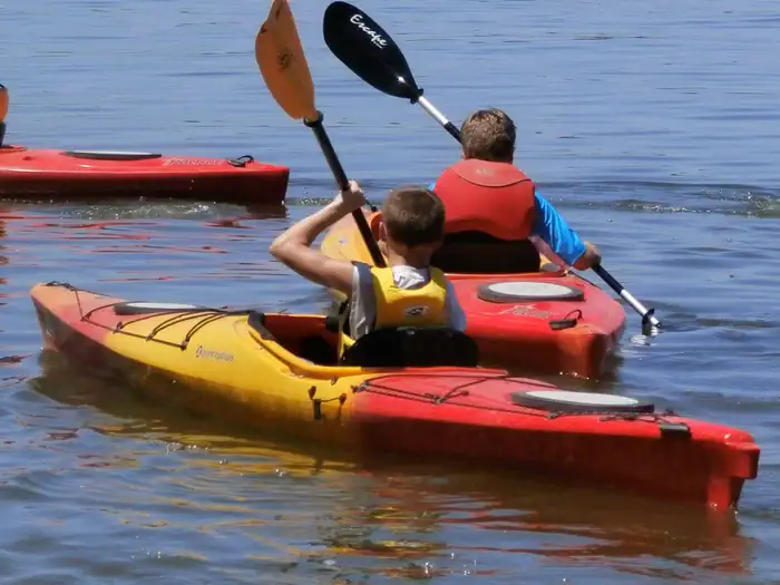 Lake Red Rock — Kids Kayaking