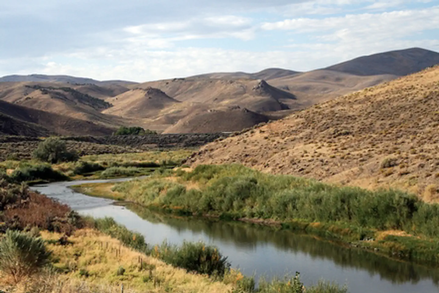 California National Historic Trail — A creek in Carlin Canyon, Nevada on the California Trail