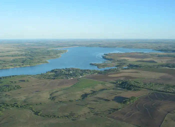 Kanopolis Lake — Kanopolis Lake Birds Eye View