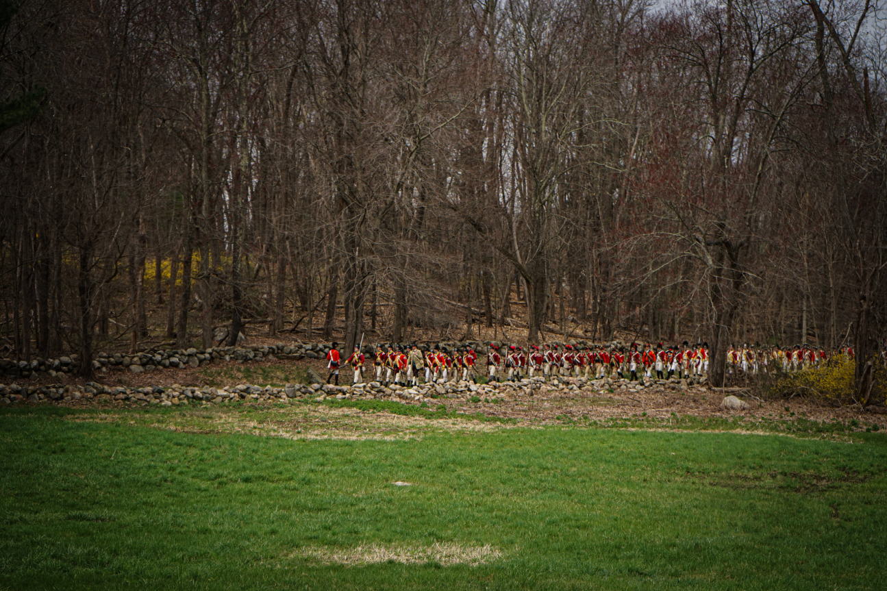 Minute Man National Historical Park — British Soldiers on Battle Road