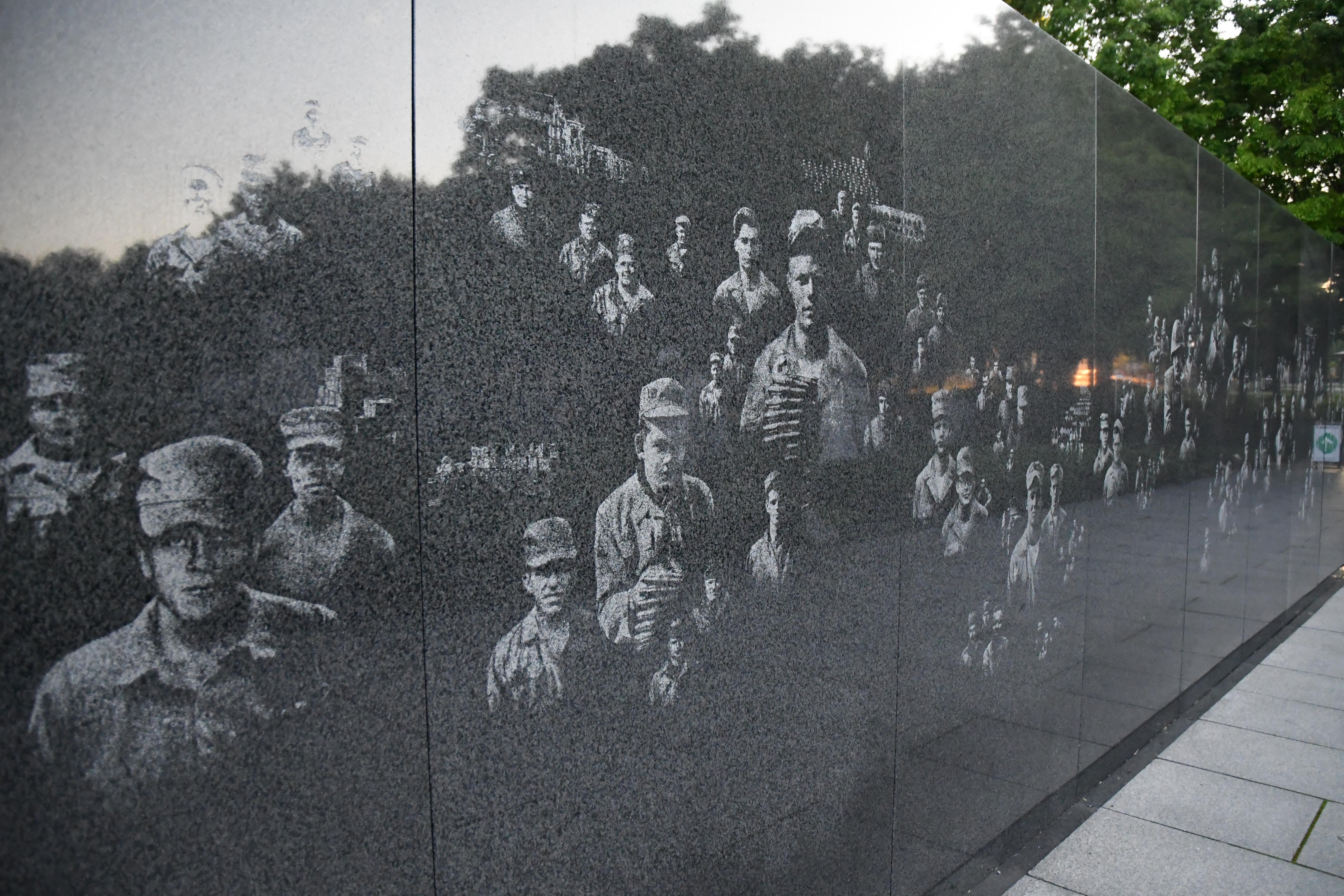 Korean War Veterans Memorial Memorial — Wall of Faces