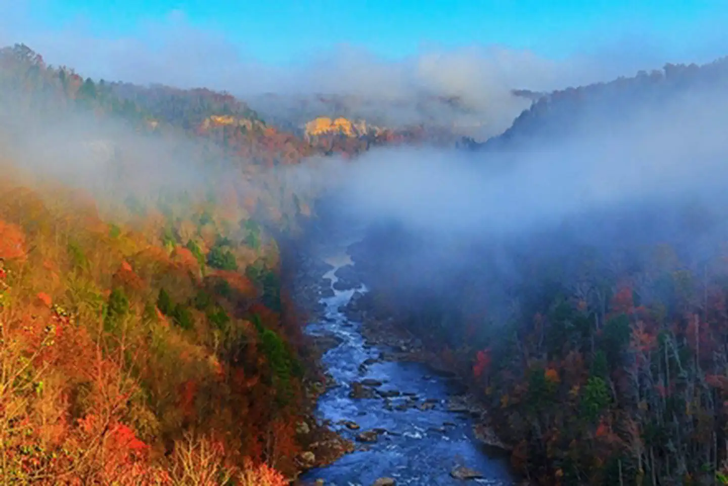 Big South Fork National River & Recreation Area — Big South Fork NRRA in Fall