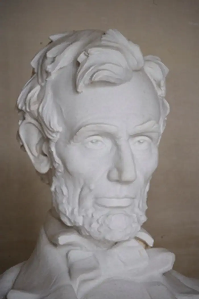 Lincoln Memorial Memorial — Lincoln Statue Close up