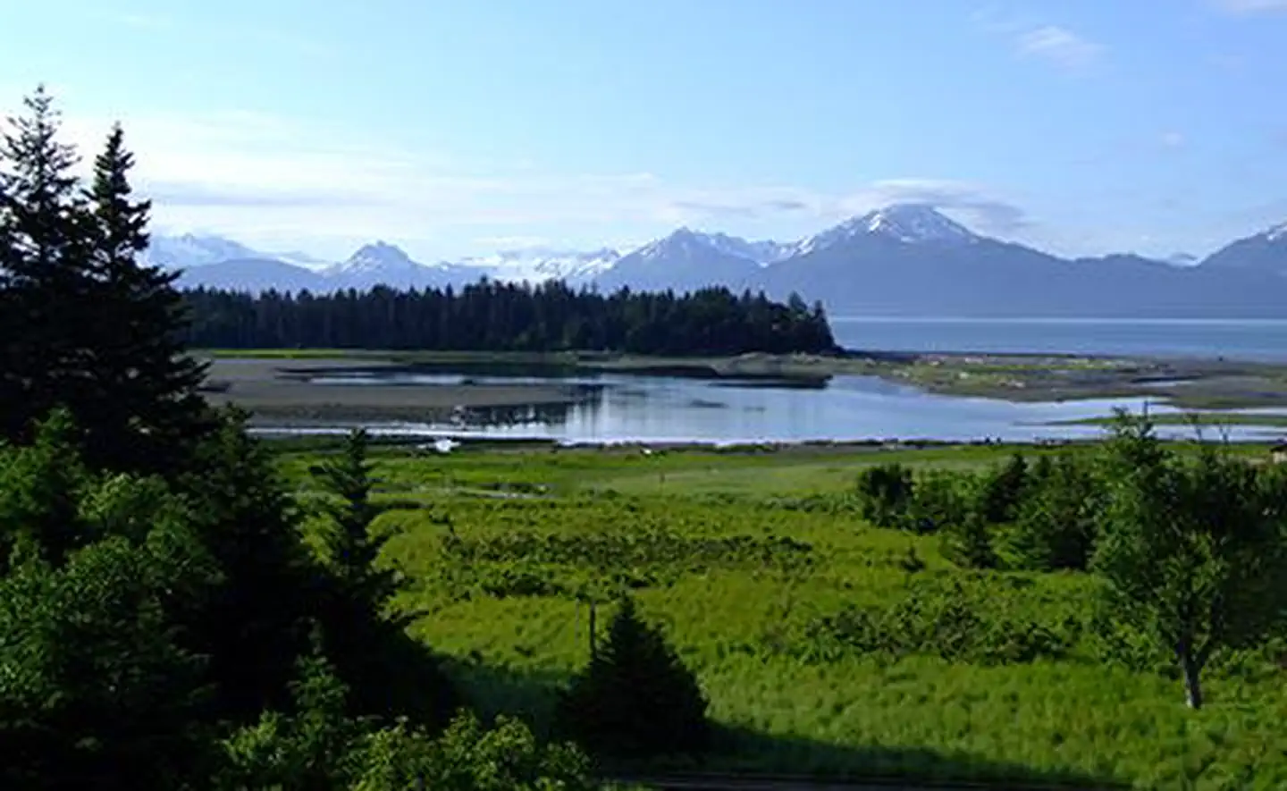 Kachemak Bay National Estuarine Research Reserve — Beluga Slough in Kachemak Bay National Estuarine Research Reserve, Alaska