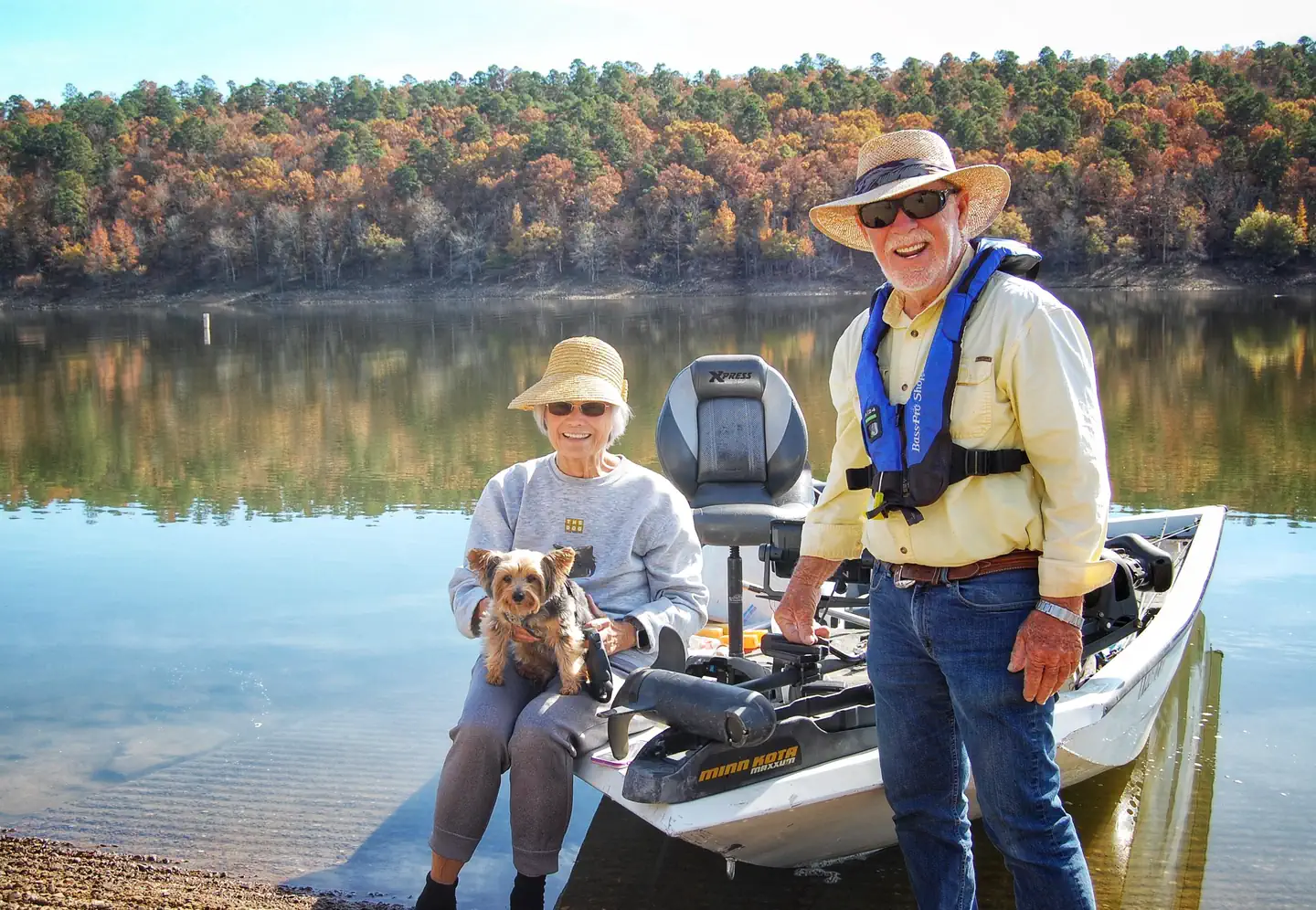 Dierks Lake — Happy campers on Dierks Lake