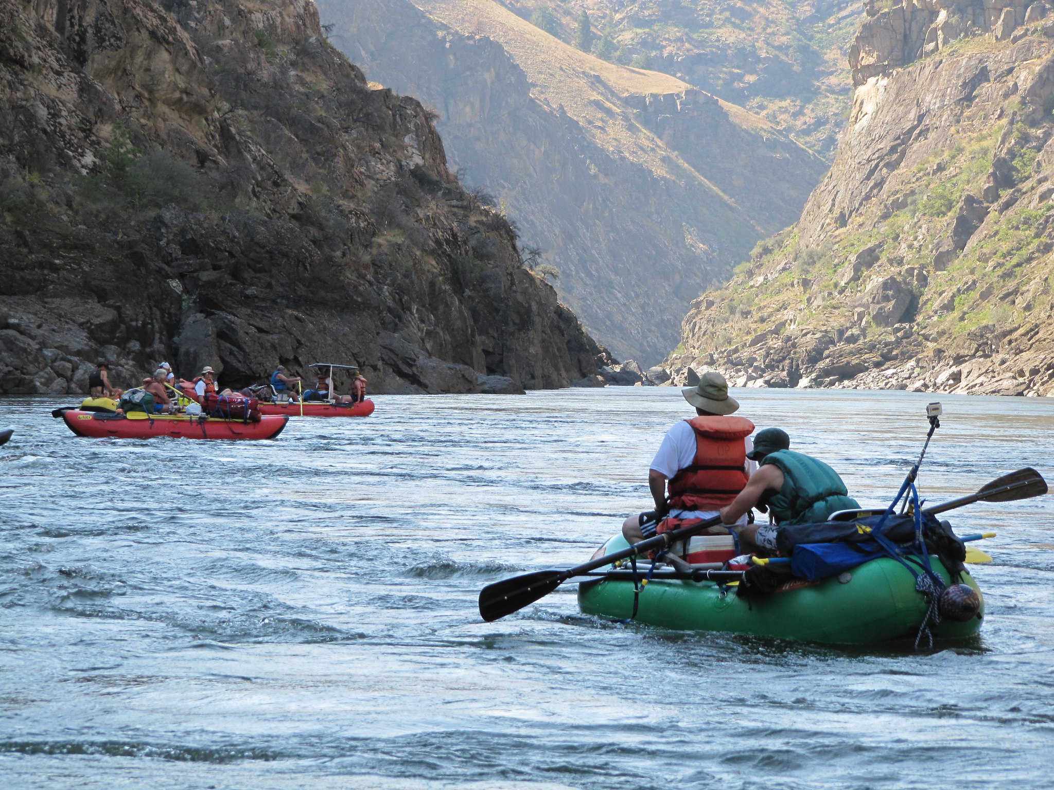 Lower Salmon River — Raft on the Lower Salmon