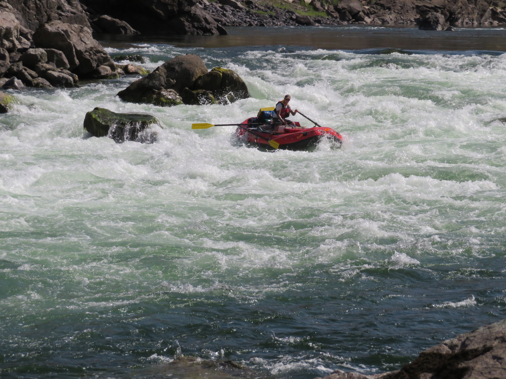 Lower Salmon River — Rafts on the Lower Salmon