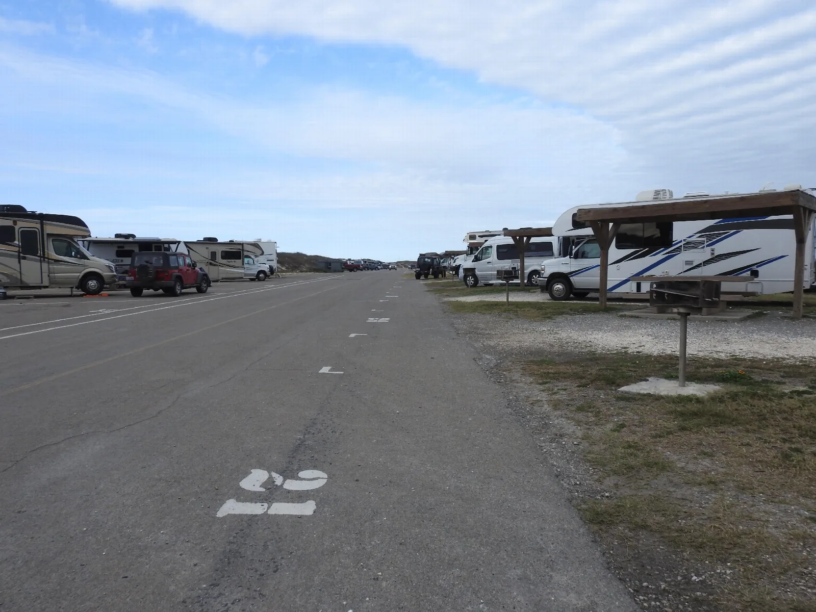 Malaquite Campground - Padre Island National Seashore: Malaquite Campground sites