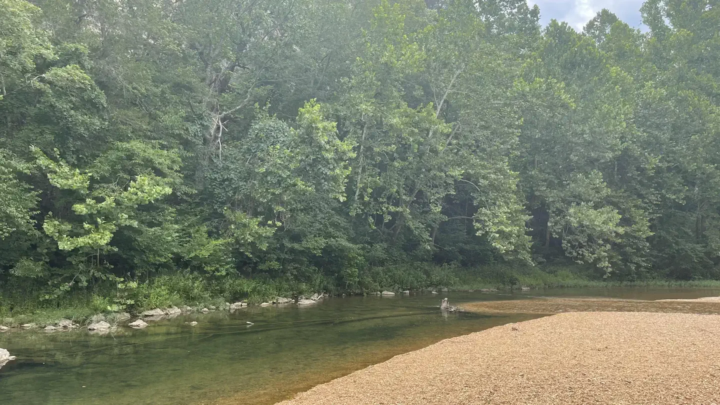Mark Twain/Red Bluff: Red Bluff along Huzzah Creek.