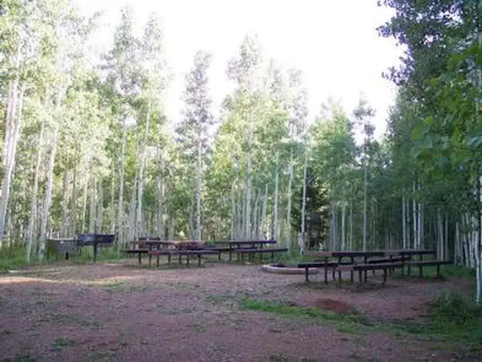 Barker Reservoir Area: Group Campsite