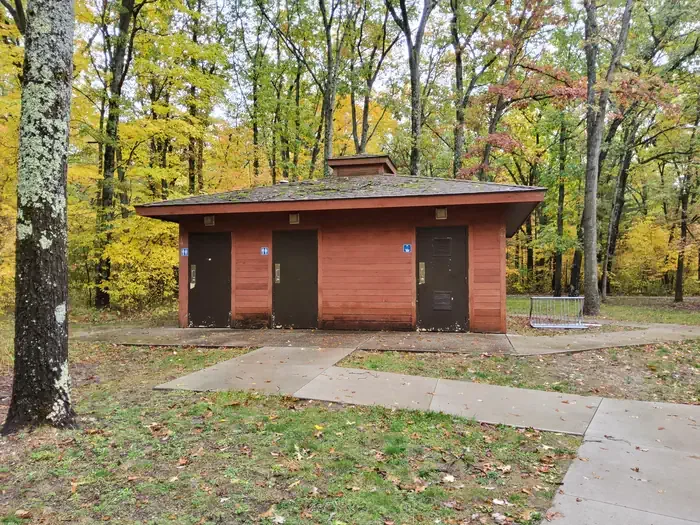 Manistee National Forest Sand Lake Recreation Area: Bath house