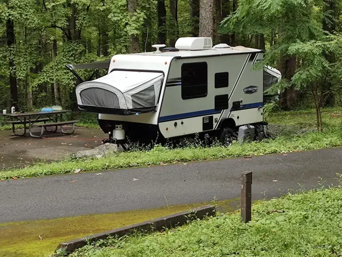 Cosby Campground - Great Smoky Mountains National Park: RV camping in Cosby