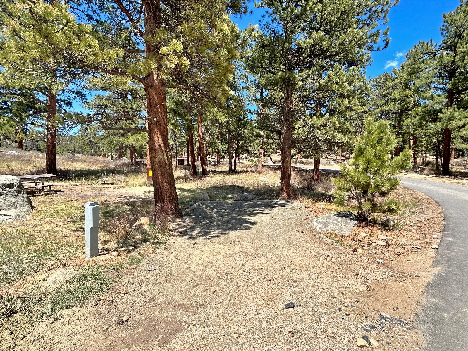 Example of a standard electric campsite