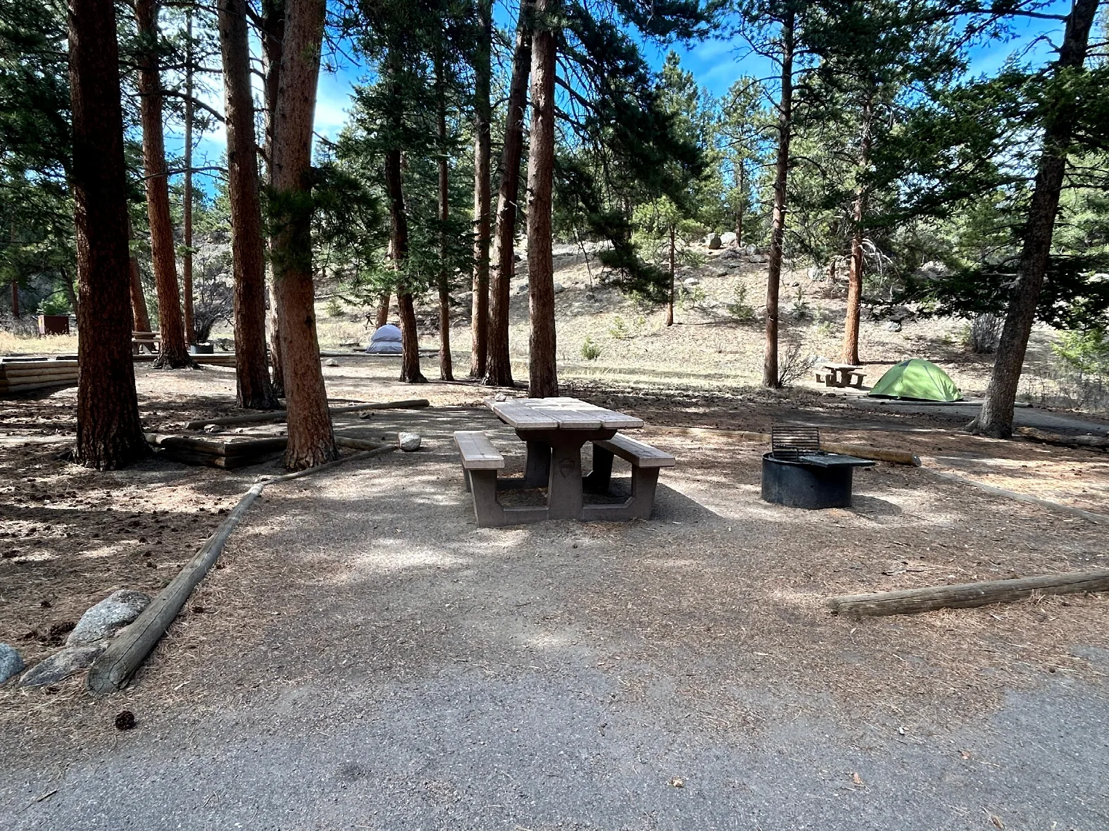Campsite 31 - Picnic Table and Fire Ring