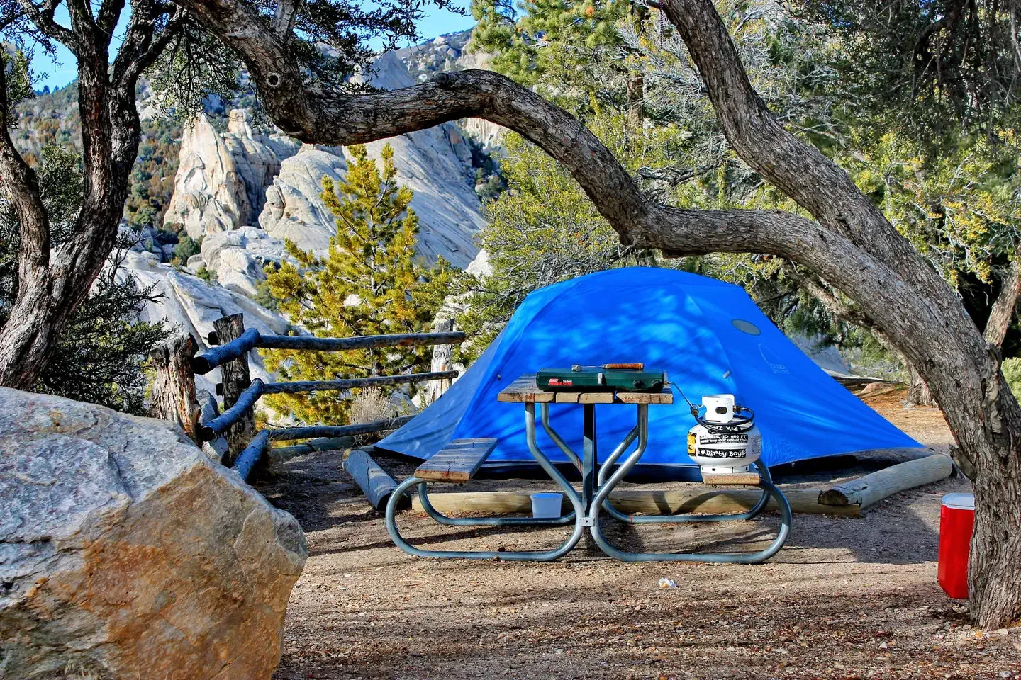 City of Rocks National Reserve Campground: City of Rocks Camping 01