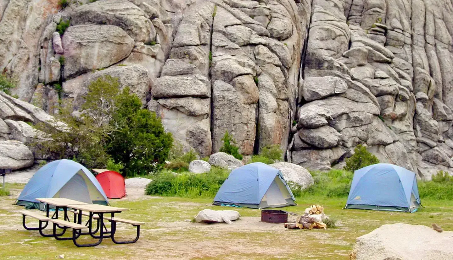 City of Rocks National Reserve Campground: City of Rocks Camping 03