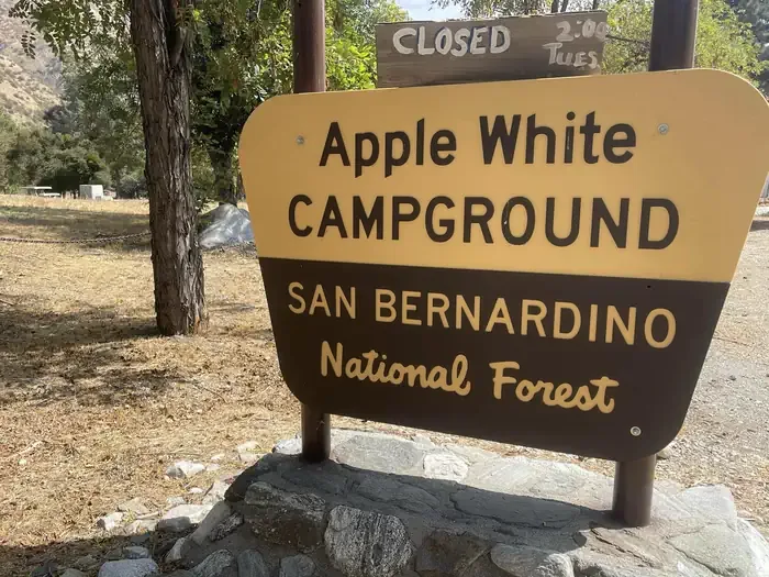 Applewhite Campground: Applewhite Campground - SBNF