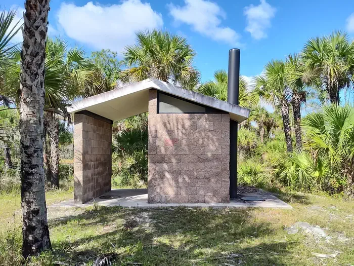 Gator Head - Big Cypress National: Gator Head Campground restroom