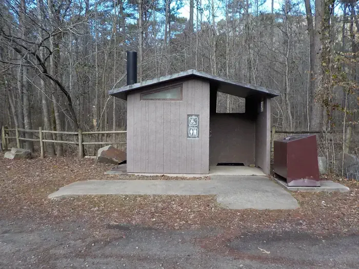 Wolf Pen Recreation Area Campground: Vault Toilet